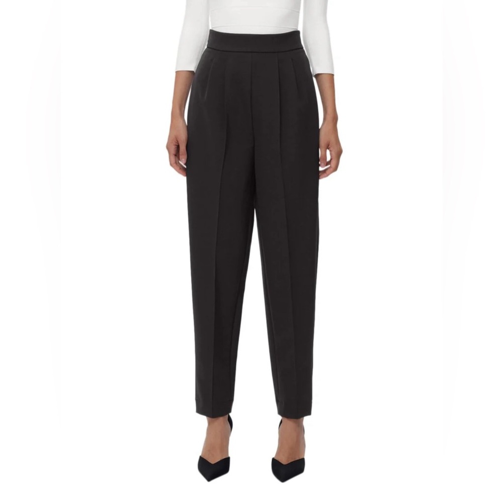 HERVÉ LÉGER High Waist Pleated Tapered Pants size 4